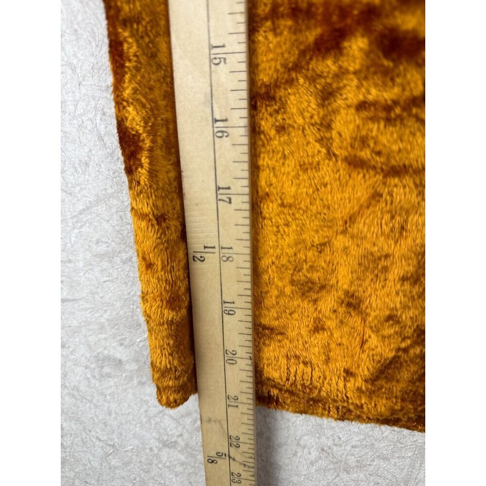 Vince Fuzzy Women's Tank Top Gold Scoop Neck Viscose Sleeveless Luxe Size Large - Picture 6 of 9
